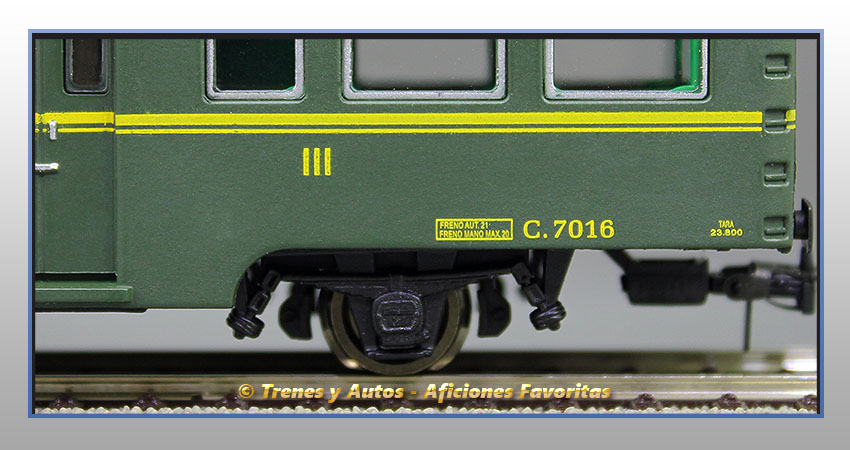 Coche pasajeros Tipo C "Yencas" - Renfe